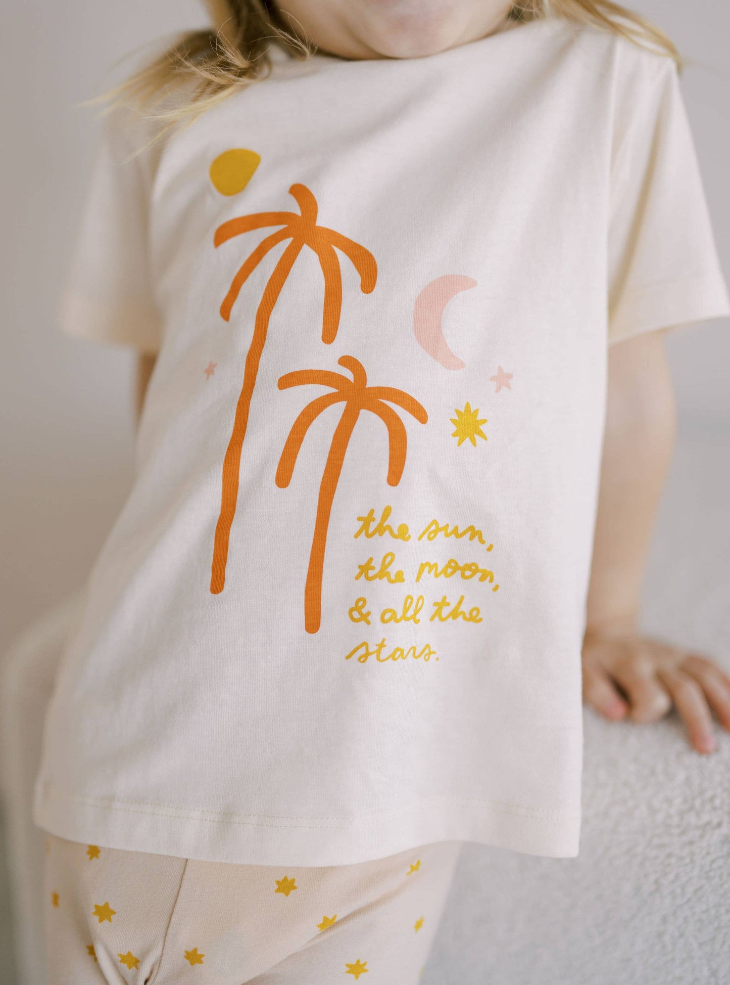 Sun Moon Printed Tee, - Shop Wild Ivy