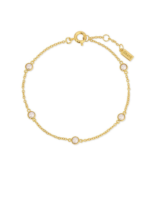 Seductive 14K Gold Plated Chain Bracelet