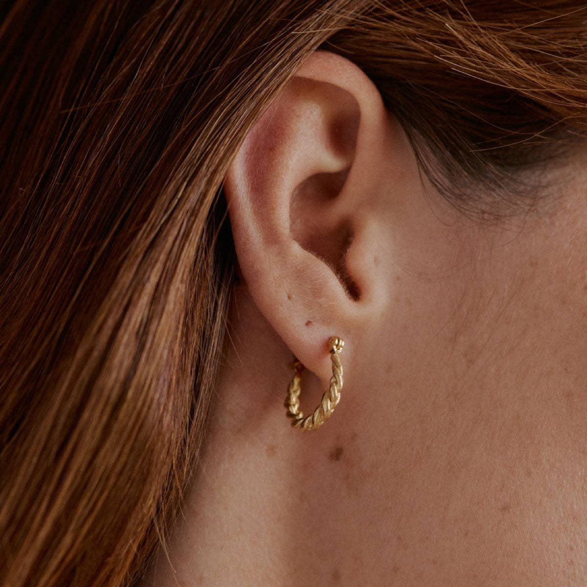 Tortis Earrings | Jewelry Gold Gift Waterproof - Shop Wild Ivy