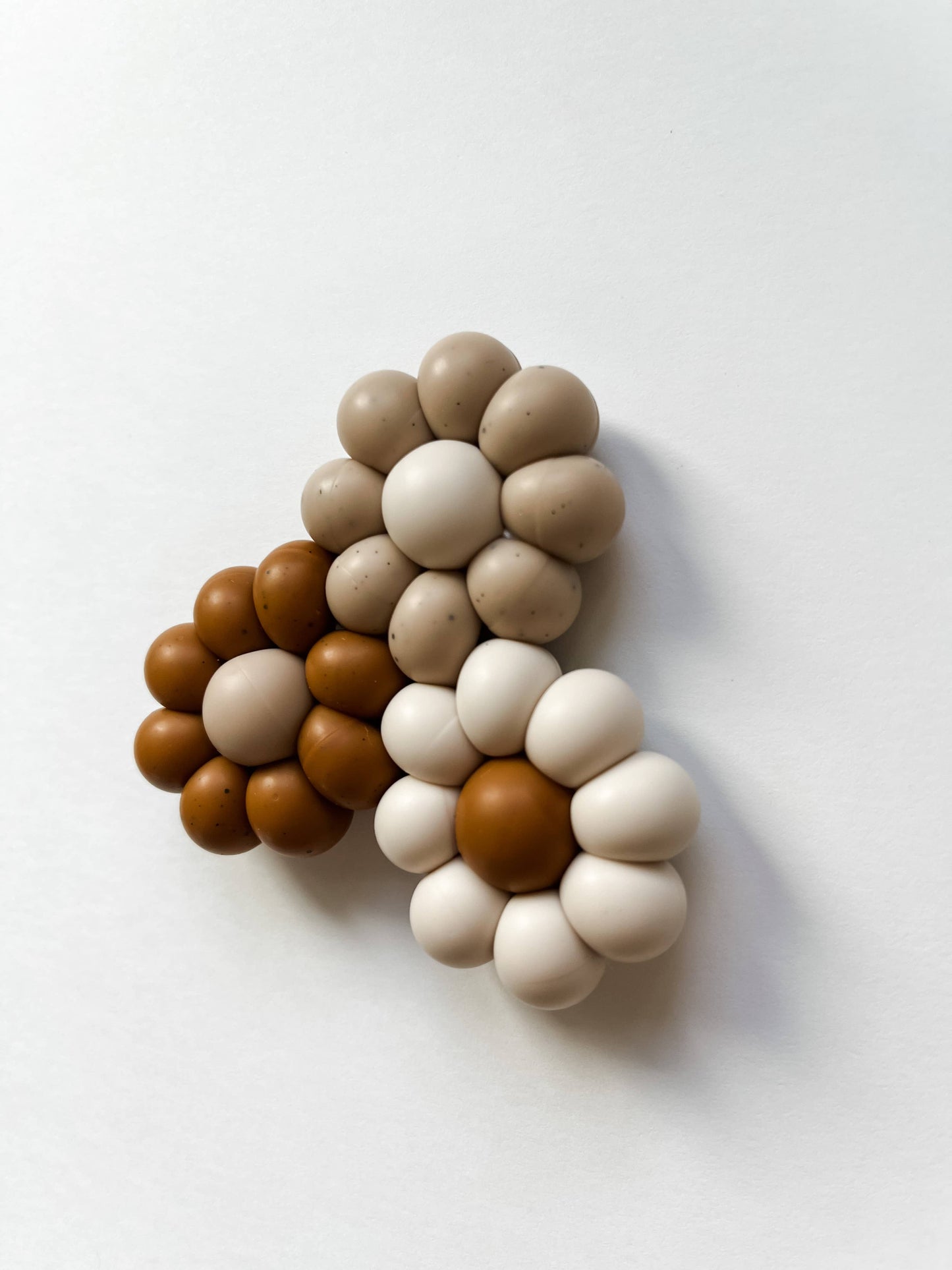 Silicone Daisy Teether - Speckled Rust - Shop Wild Ivy