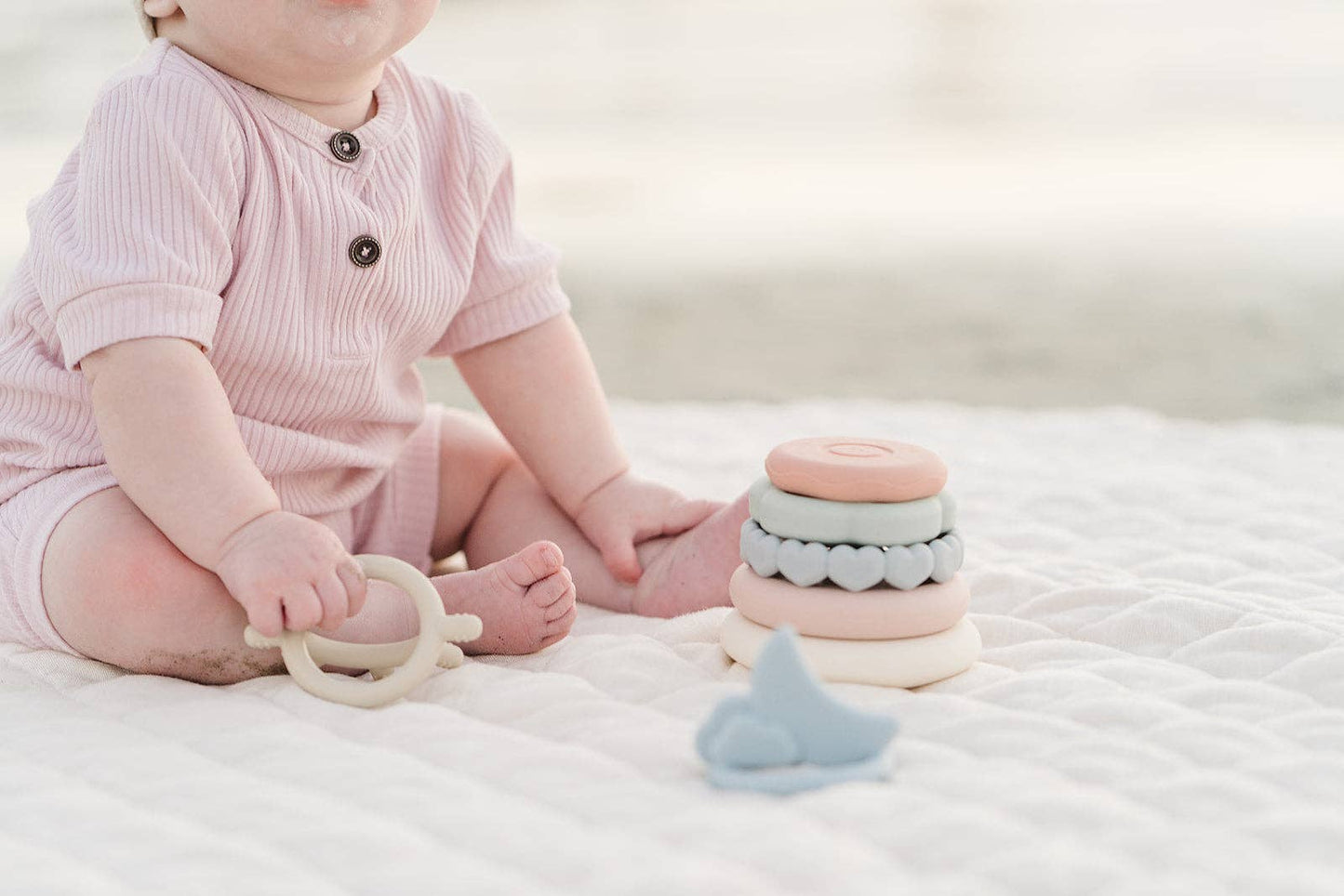 Classic Stacking Teething Ring Toy - Shop Wild Ivy