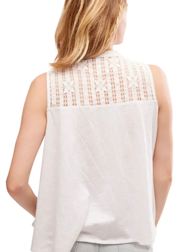 Sunkissed Top in Ivory by Free People - Shop Wild Ivy