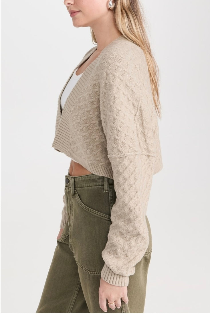 Marlowe Cardi - Feather Grey