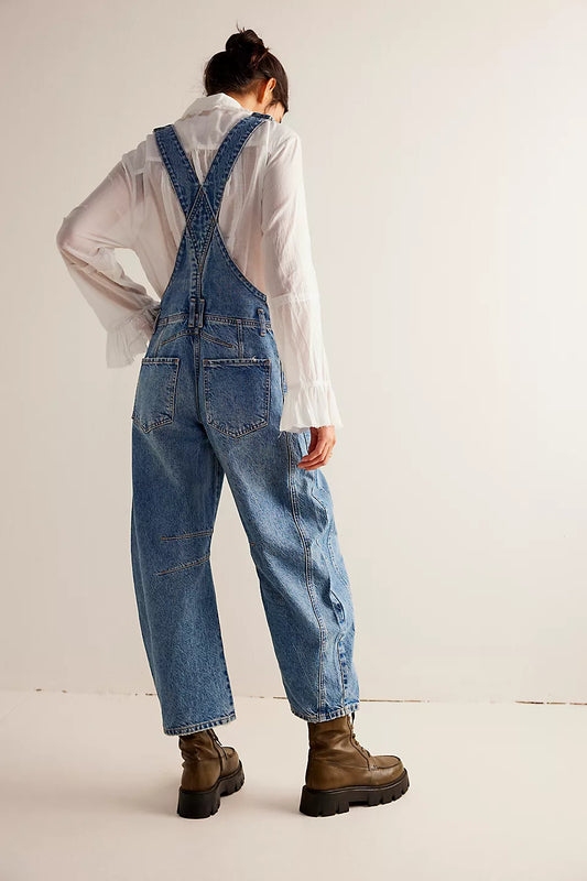 Free People - Good Luck Overall - Ultra Light Beam