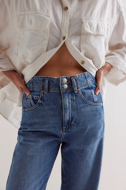 Free People - Aster Straight Jean- Swarm