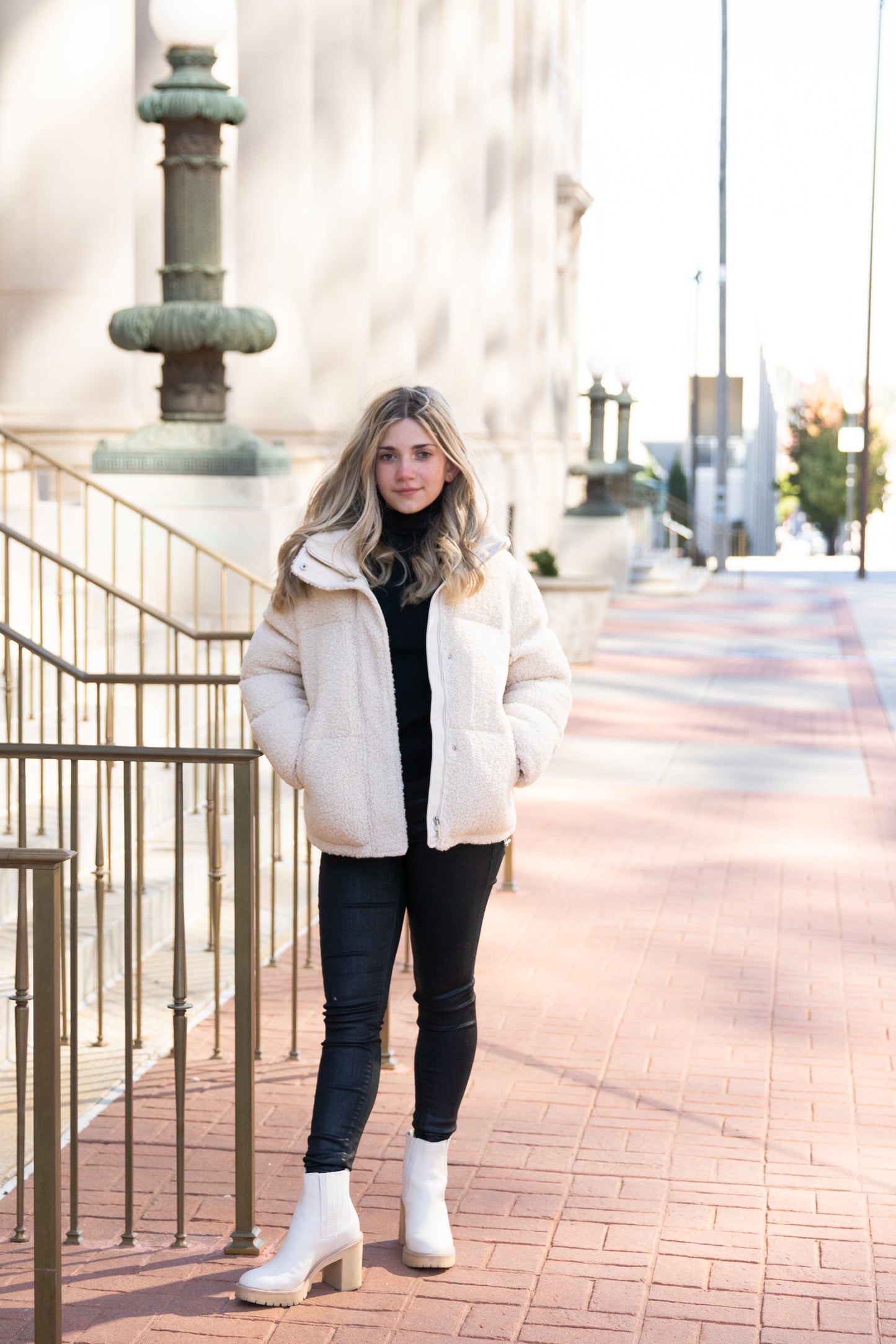 Faux Shearling Coat in Ivory - Shop Wild Ivy