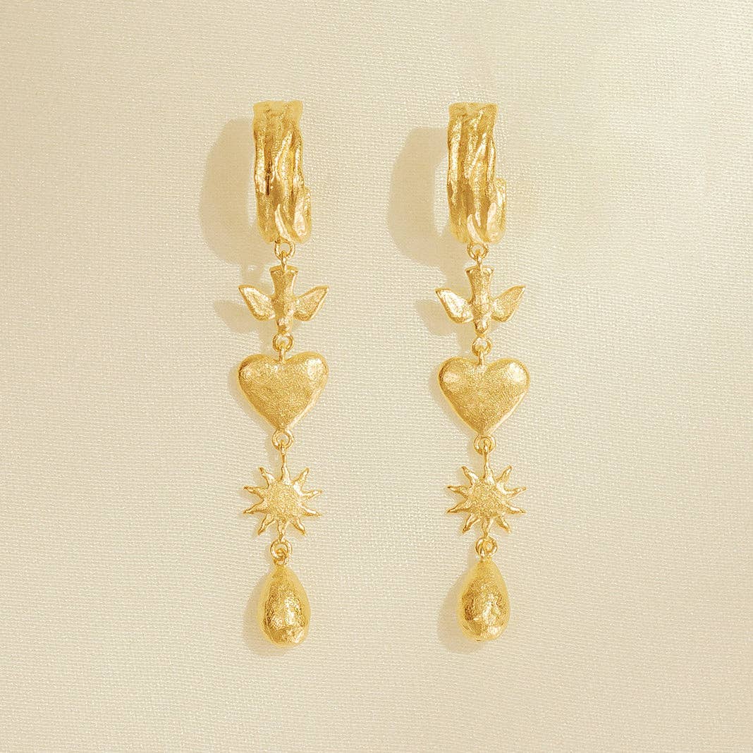 Amara Earrings | Jewelry Gold Gift Waterproof